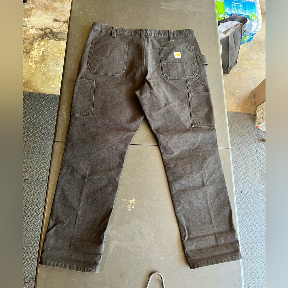 Carhartt Men's Black Work Pants 40x30